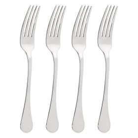 Gibson Home Manchester 4 Piece Stainless Steel Dinner Fork Set
