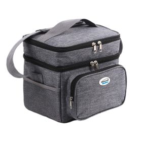 Brentwood Kool Zone 6 Can Insulated Cooler Bag in Grey with Hard Liner